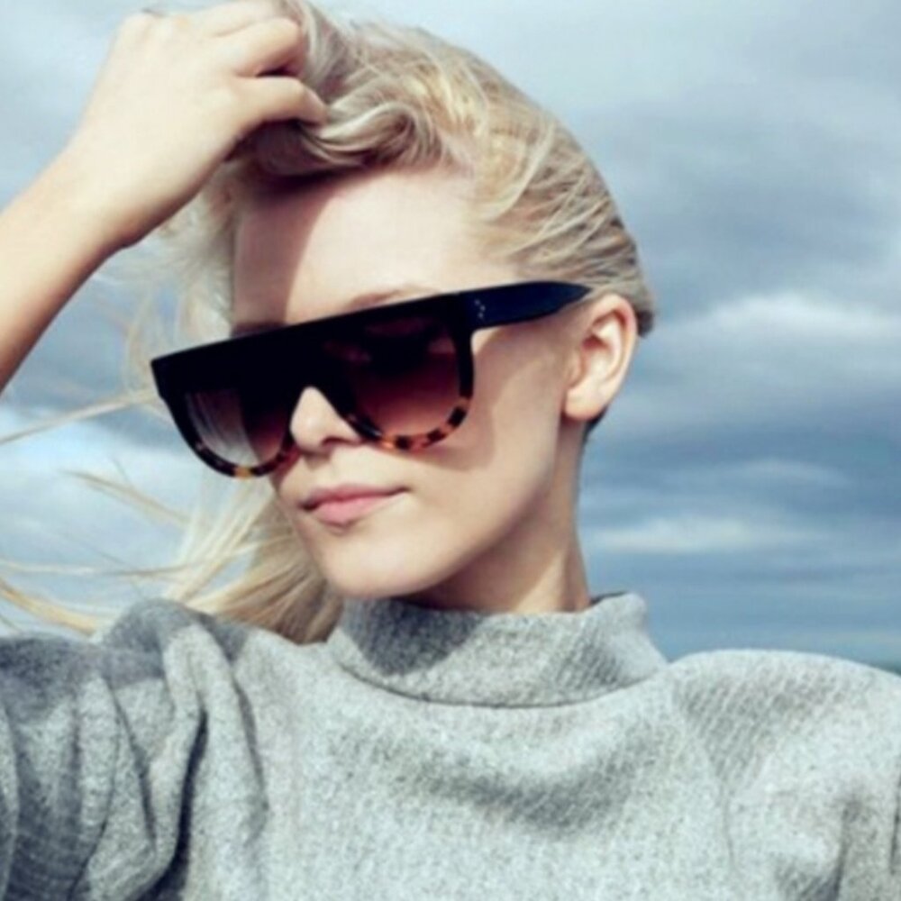 Oversized Square Vintage Sunglasses